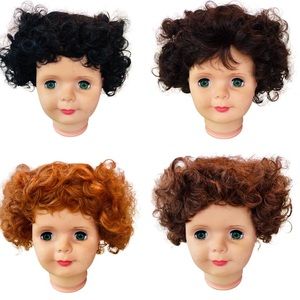 Doll Wig Poodle Cut Curls Size 18 Fits Patti Playpal & Similar Dolls